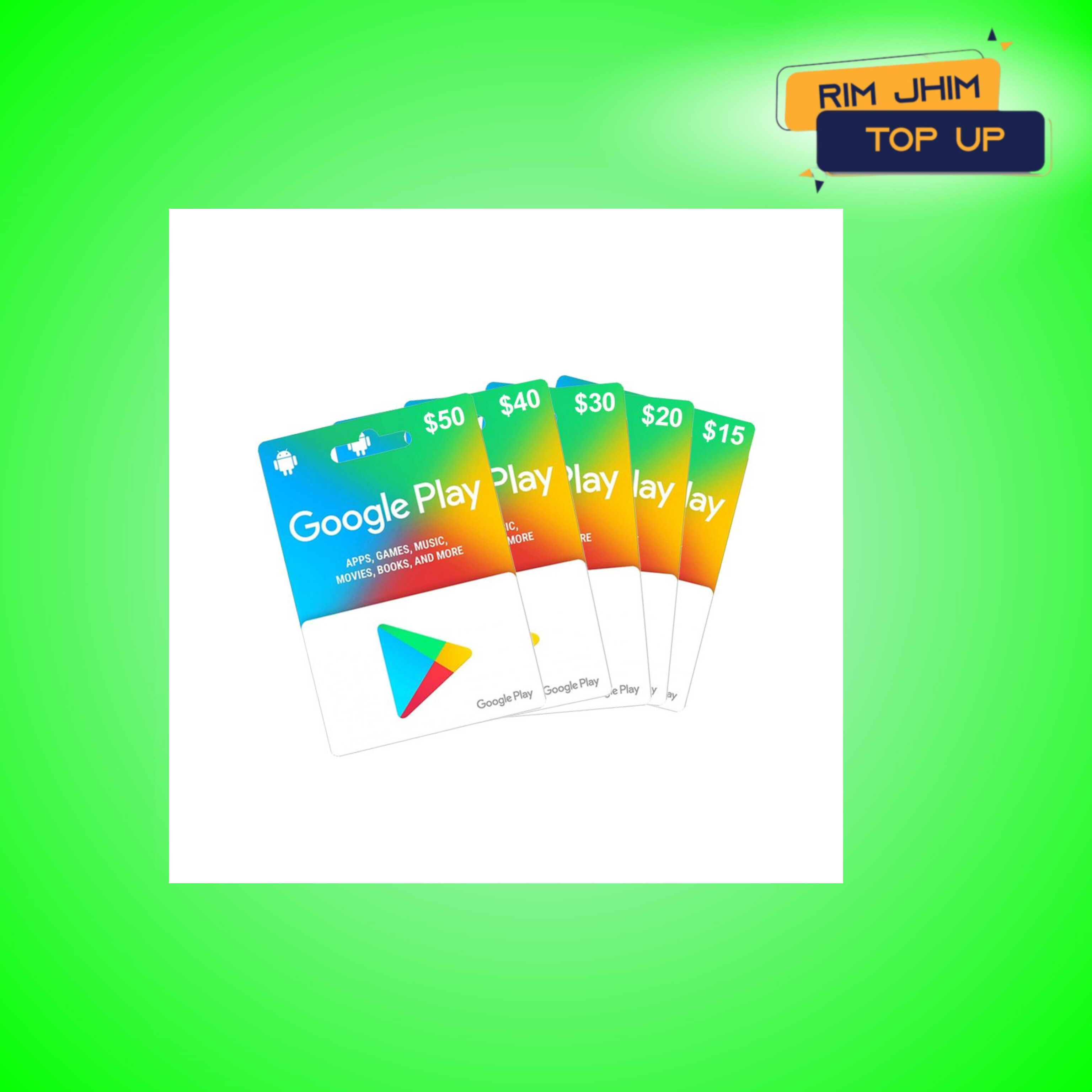 Google Play Store Gift Card