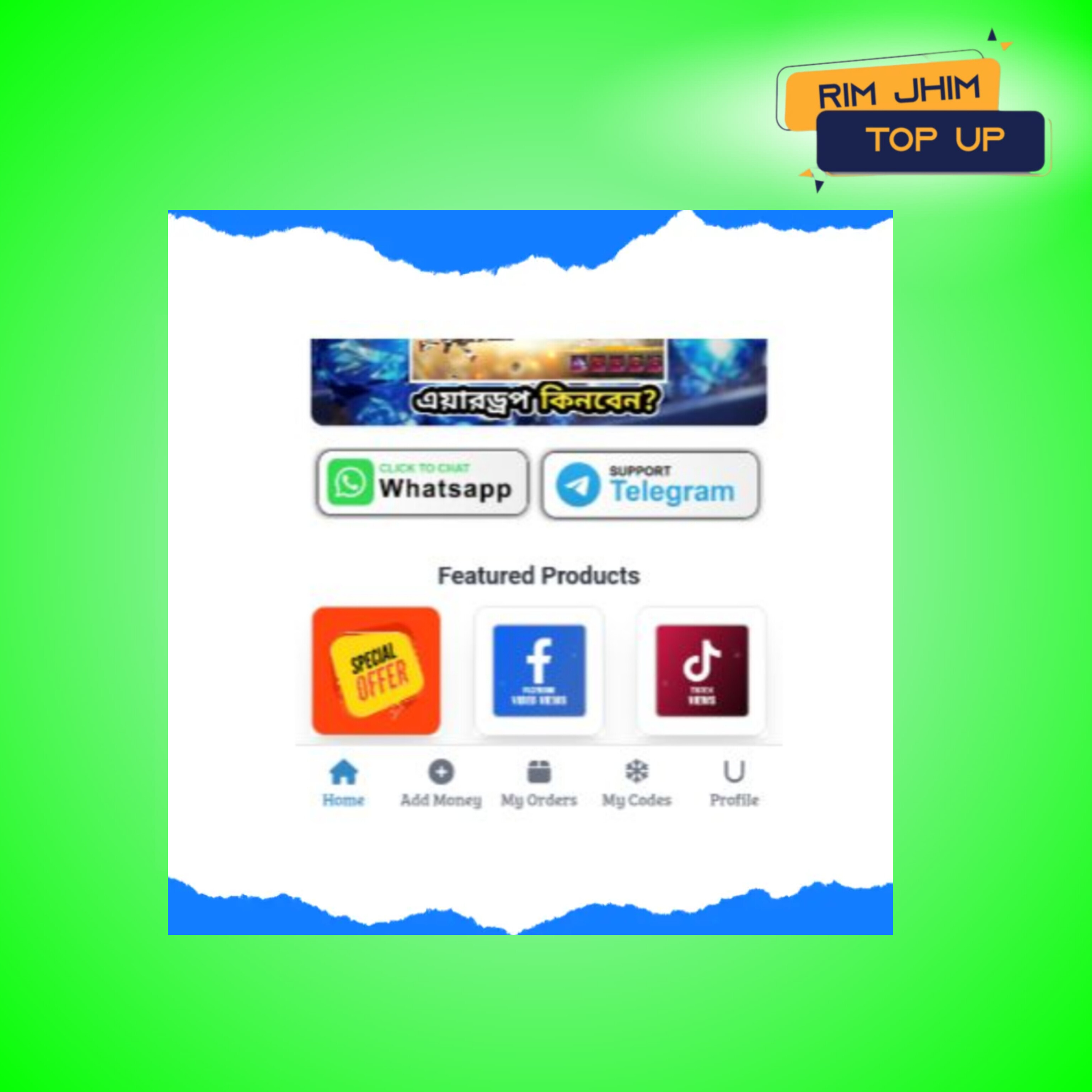 Topup Website